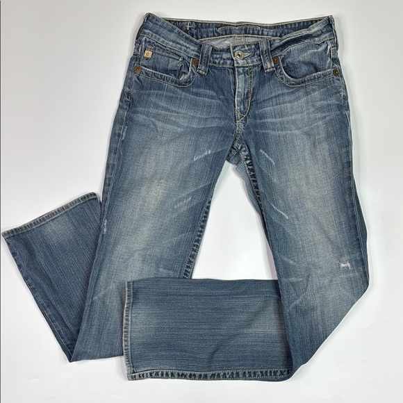 Big Star Casey K Low Rise Fit Denim Jeans Size 29L - Picture 1 of 12